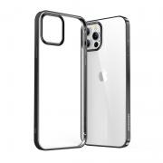 Carcasa Joyroom New Beautiful Series compatibila cu iPhone 12 Pro Max, Clear / Black