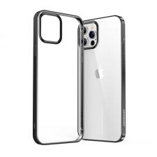 Carcasa Joyroom New Beautiful Series compatibila cu iPhone 12 Pro Max, Clear / Black