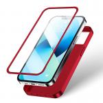 Kit protectie 2in1 Joyroom 360, Carcasa si Folie Ecran, compatibil cu iPhone 13, Rosu 5 - lerato.ro