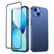 Kit protectie 2in1 Joyroom 360, Carcasa si Folie Ecran, compatibil cu iPhone 13, Albastru