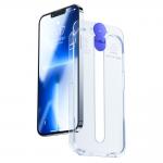 Folie protectie sticla securizata Joyroom Knight Glass compatibila cu iPhone 14 Pro Max, Transparent 3 - lerato.ro
