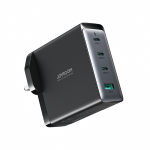 Incarcator retea Joyroom JR-TCG05UK, 3x USB-C, 1x USB-A, 140W, 3A, Compatibil priza UK, Negru 3 - lerato.ro