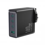 Incarcator retea Joyroom JR-TCG05UK, 3x USB-C, 1x USB-A, 140W, 3A, Compatibil priza UK, Negru 10 - lerato.ro