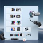 Incarcator auto Joyroom JR-CL07, 1x USB-C, 1xUSB-A,  1x Cablu USB-C, 72W, Negru 11 - lerato.ro