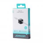 Set 3 organizatoare cabluri birou Joyroom JR-ZS368, Magnetic, Black 7 - lerato.ro