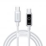 Cablu pentru incarcare si transfer de date Joyroom S-A55 StarFlight, USB-C la USB-C, 100W, 1.2m, Alb 2 - lerato.ro