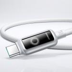 Cablu pentru incarcare si transfer de date Joyroom S-A55 StarFlight, USB-A la USB-C, 66W, 1.2m, Alb 5 - lerato.ro