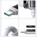 Cablu pentru incarcare si transfer de date Joyroom S-A55 StarFlight, USB-A la USB-C, 66W, 1.2m, Alb 7 - lerato.ro