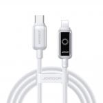 Cablu pentru incarcare si transfer de date Joyroom S-A55 StarFlight, USB-C la Lightning, 30W, 1.2m, Alb 2 - lerato.ro