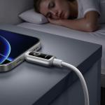 Cablu pentru incarcare si transfer de date Joyroom S-A55 StarFlight, USB-C la Lightning, 30W, 1.2m, Alb 8 - lerato.ro