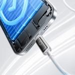 Cablu pentru incarcare si transfer de date Joyroom S-A55 StarFlight, USB-C la Lightning, 30W, 1.2m, Alb 10 - lerato.ro