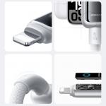 Cablu pentru incarcare si transfer de date JoyroomS-A55 StarFlight, USB-A la Lightning, 3A, 1.2m, Alb 11 - lerato.ro