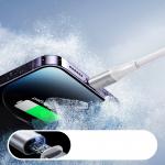 Cablu pentru incarcare si transfer de date Joyroom S-A28 Flash, USB-A la Lightning, 3A, 480Mbps, 1m, Alb 7 - lerato.ro