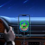 Suport auto Joyroom JR-ZS291, Air Vent Mount, Compatibil MagSafe, Rotire 360 grade, Incarcare Wireless 15W, Silver 12 - lerato.ro