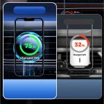 Suport auto Joyroom JR-ZS291, Air Vent Mount, Compatibil MagSafe, Rotire 360 grade, Incarcare Wireless 15W, Silver 13 - lerato.ro