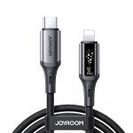 Cablu pentru incarcare si transfer de date Joyroom S-A60 StarTalk, USB-C la Lightning, 30W, 1.2m, Negru 2 - lerato.ro