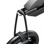 Cablu pentru incarcare si transfer de date Joyroom S-A60 StarTalk, USB-A la Lightning, 3A, 1.2m, Negru 4 - lerato.ro