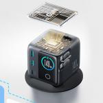 Incarcator retea Joyroom Podix JR-TRD01 GaN, 2xUSB-C, 1xUSB-A, 2x Cablu USB-C, 140W, 5A, Quick Charge, Gri 7 - lerato.ro