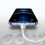 Cablu pentru incarcare si transfer de date Joyroom S-A59 Vibrant Series, 2xUSB-C, 60W, 1.2m, Alb 9 - lerato.ro
