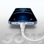 Cablu pentru incarcare si transfer de date Joyroom S-A59 Vibrant Series, USB-C la Lightning, 30W, 1.2m, Alb 9 - lerato.ro