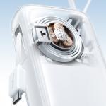 Baterie externa portabila Joyroom JR-PR2L, 10000 mAh, 3A, 1x USB-C, 1x Lightning, Alb 6 - lerato.ro