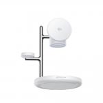 Incarcator Wireless 4in1 Joyroom JR-W23 Qi2 cu MagSafe, PD 15W, Lampa de veghe, Alb 5 - lerato.ro