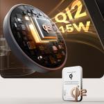 Incarcator Wireless 4in1 Joyroom JR-W23 Qi2 cu MagSafe, PD 15W, Lampa de veghe, Alb 10 - lerato.ro