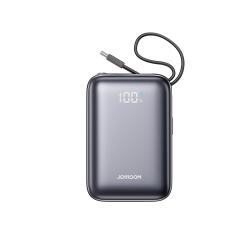 Baterie externa portabila Joyroom JR-PBF29, 20000 mAh, LED, 22.5W, 1x USB-C, 1x Cablu USB-C, 1x Cablu Lightning, Negru