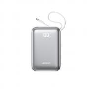 Baterie externa portabila Joyroom JR-PBF29, 20000 mAh, LED, 22.5W, 1x USB-C, 1x Cablu USB-C, 1x Cablu Lightning, Alb