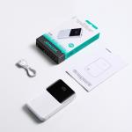 Baterie externa portabila Joyroom JR-QP191 Mini, 10000 mAh, LED, 22.5W, 2x USB-C, 1x USB-A, Alb 3 - lerato.ro