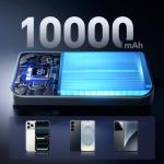 Baterie externa portabila Joyroom JR-QP191 Mini, 10000 mAh, LED, 22.5W, 2x USB-C, 1x USB-A, Alb 6 - lerato.ro