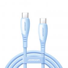 Cablu pentru incarcare si transfer de date Joyroom S-A59 Vibrant Series, 2x USB-C, 60W, 1.2m, Albastru