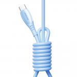 Cablu pentru incarcare si transfer de date Joyroom S-A59 Vibrant Series, 2x USB-C, 60W, 1.2m, Albastru 5 - lerato.ro