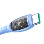 Cablu pentru incarcare si transfer de date Joyroom S-A59 Vibrant Series, 2x USB-C, 60W, 1.2m, Albastru 6 - lerato.ro