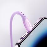 Cablu pentru incarcare si transfer de date Joyroom S-A59 Vibrant Series, 2x USB-C, 60W, 1.2m, Mov 11 - lerato.ro