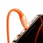 Cablu pentru incarcare si transfer de date Joyroom S-A59 Vibrant Series, USB-C/Lightning, 30W, 1.2m, Portocaliu 13 - lerato.ro