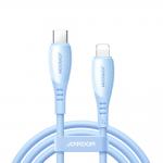 Cablu pentru incarcare si transfer de date Joyroom S-A59 Vibrant Series, USB-C/Lightning, 30W, 1.2m, Albastru 2 - lerato.ro