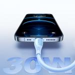 Cablu pentru incarcare si transfer de date Joyroom S-A59 Vibrant Series, USB-C/Lightning, 30W, 1.2m, Albastru 8 - lerato.ro