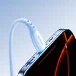 Cablu pentru incarcare si transfer de date Joyroom S-A59 Vibrant Series, USB-C/Lightning, 30W, 1.2m, Albastru 11 - lerato.ro