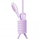 Cablu pentru incarcare si transfer de date Joyroom S-A59 Vibrant Series, USB-C/Lightning, 30W, 1.2m, Mov 3 - lerato.ro