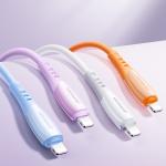 Cablu pentru incarcare si transfer de date Joyroom S-A59 Vibrant Series, USB-C/Lightning, 30W, 1.2m, Mov 9 - lerato.ro