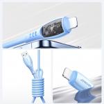 Cablu pentru incarcare si transfer de date Joyroom S-A59 Vibrant Series, USB/Lightning, 3A, 480Mbps, 1.2m, Albastru 13 - lerato.ro