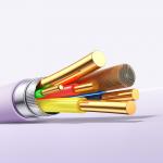 Cablu pentru incarcare si transfer de date Joyroom S-A59 Vibrant Series, USB/Lightning, 3A, 480Mbps, 1.2m, Mov 12 - lerato.ro