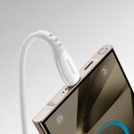 Cablu pentru incarcare si transfer de date Joyroom S-A59 Vibrant Series 3, USB/USB-C, 3A, 480Mbps, 1.2m, Alb 10 - lerato.ro