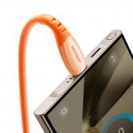 Cablu pentru incarcare si transfer de date Joyroom S-A59 Vibrant Series 3, USB/USB-C, 3A, 480Mbps, 1.2m, Portocaliu 8 - lerato.ro
