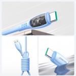 Cablu pentru incarcare si transfer de date Joyroom S-A59 Vibrant Series 3, USB/USB-C, 3A, 480Mbps, 1.2m, Albastru 12 - lerato.ro