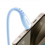 Cablu pentru incarcare si transfer de date Joyroom S-A59 Vibrant Series 3, USB/USB-C, 3A, 480Mbps, 1.2m, Albastru 7 - lerato.ro