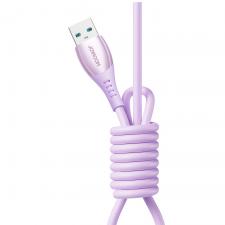 Cablu pentru incarcare si transfer de date Joyroom S-A59 Vibrant Series 3, USB/USB-C, 3A, 480Mbps, 1.2m, Mov