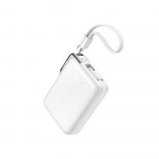 Baterie externa portabila Joyroom JR-PBF27 Pro, 10000 mAh, 30W,  1x USB-C, 1x Lightning, 1x Cablu USB-C, Alb