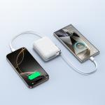 Baterie externa portabila Joyroom JR-PBF27 Pro, 10000 mAh, 30W,  1x USB-C, 1x Lightning, 1x Cablu USB-C, Alb 7 - lerato.ro